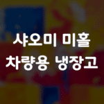 샤오미 미홀 차량용 냉장고의 놀라운 성능, 차 안에서도 신선하게!